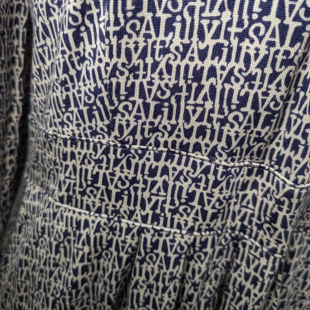 Lilly Pulitzer Blayney Navy/White Ruffle Dress It's a Lilly Print - Picture 7 of 14